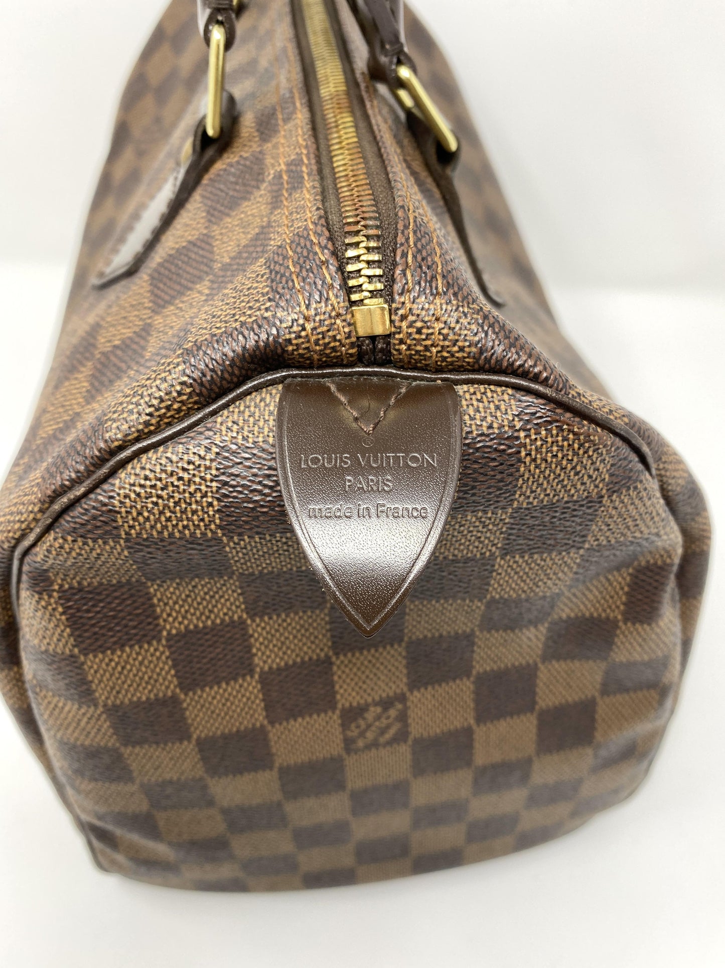 LOUIS VUITTON DAMIER EBENE CANVAS SPEEDY 30 BAG