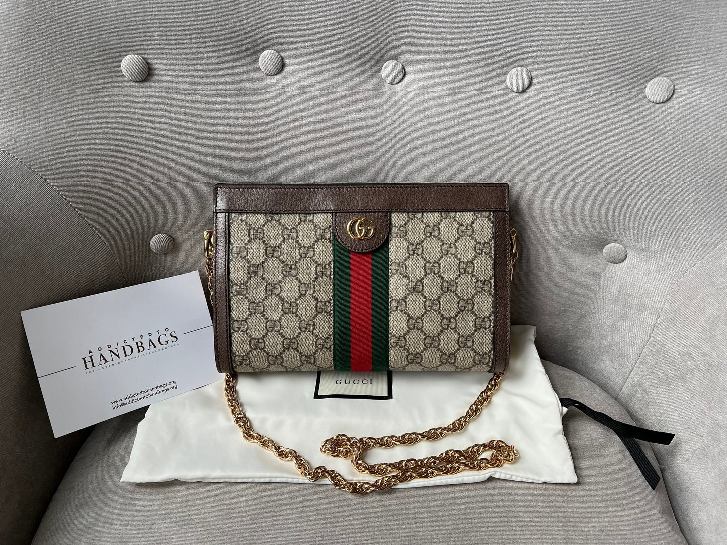 Gucci Supreme Ophidia Small Shoulder Bag (RRP £1470)