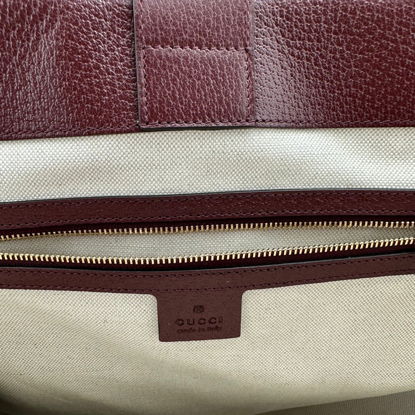 Gucci Ophidia Medium Tote Bag in Burgundy