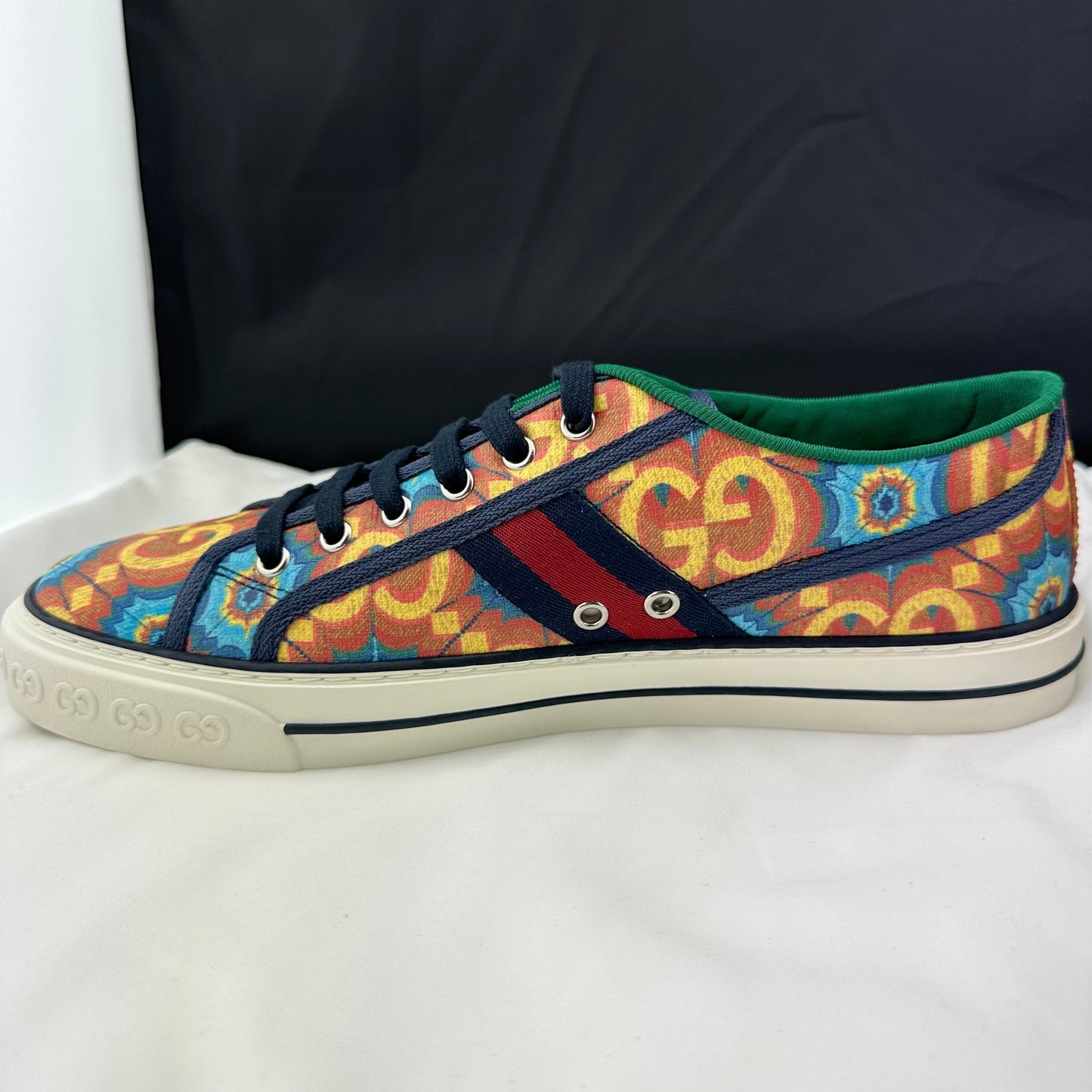 Gucci 100 Tennis 1977 Kaleidoscope Sneaker