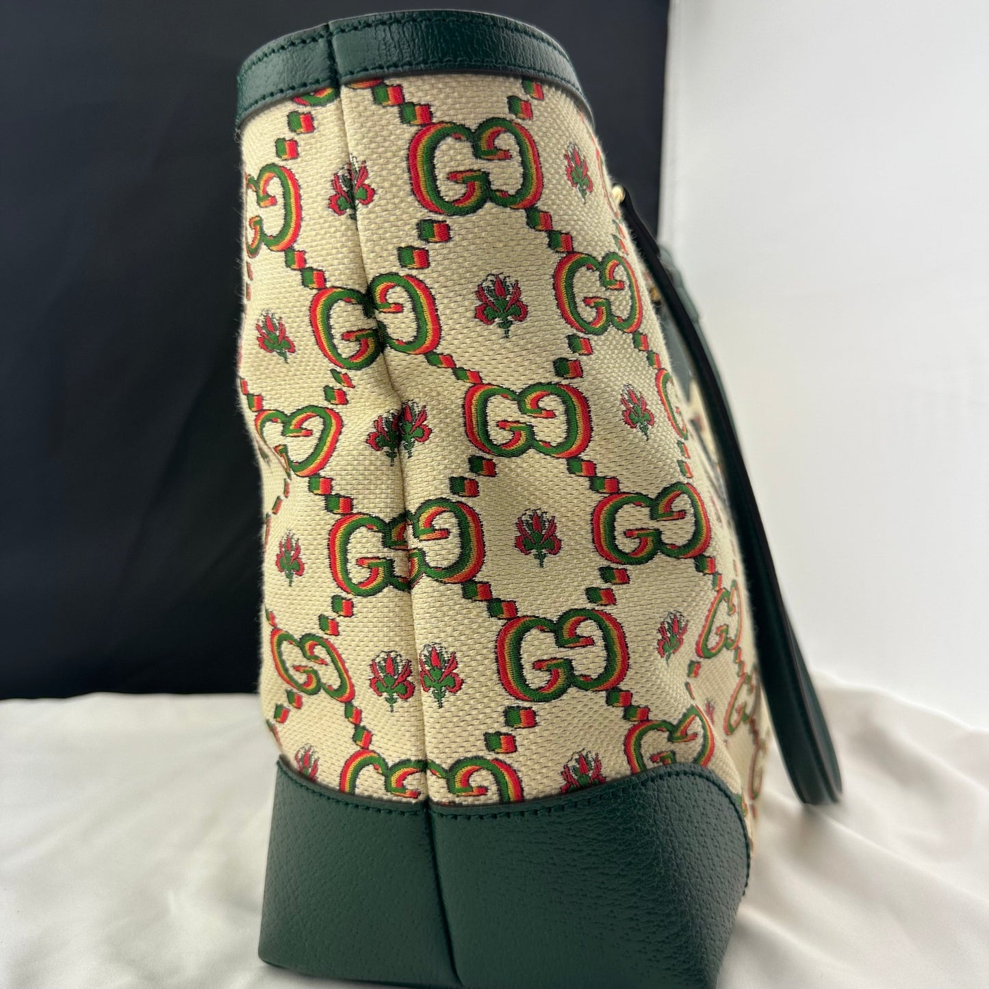 Gucci Ophidia Centennial GG Flower Canvas Medium Tote Bag