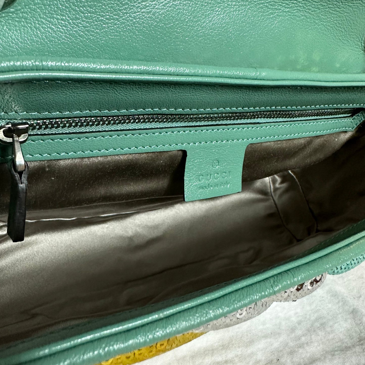 Gucci GG Marmont Sequin-embellished Shoulder Bag