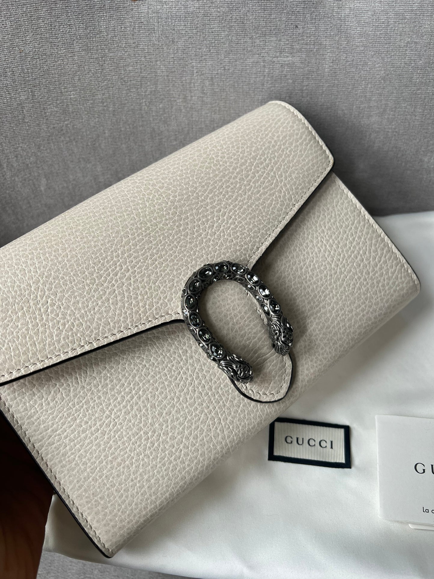 Gucci Dionysus White Mini Chain Bag (RRP £1340)