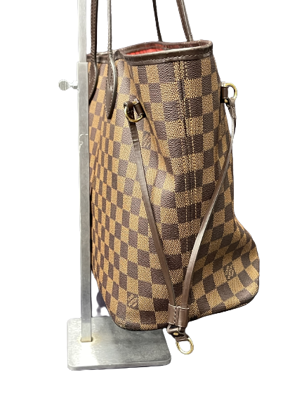 Louis Vuitton Damier Ebene Neverfull Shoulder Bag