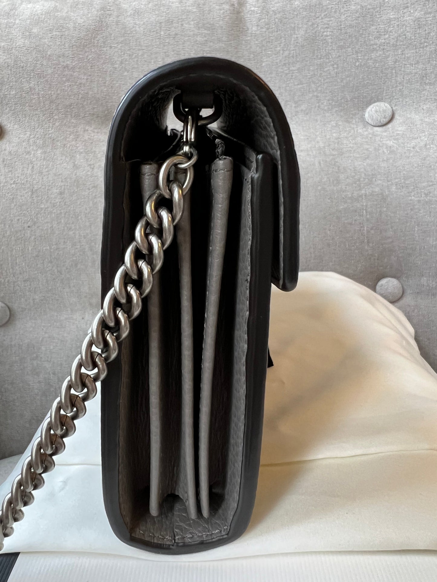 Gucci Dionysus Grey Mini Chain Bag (RRP £1340)