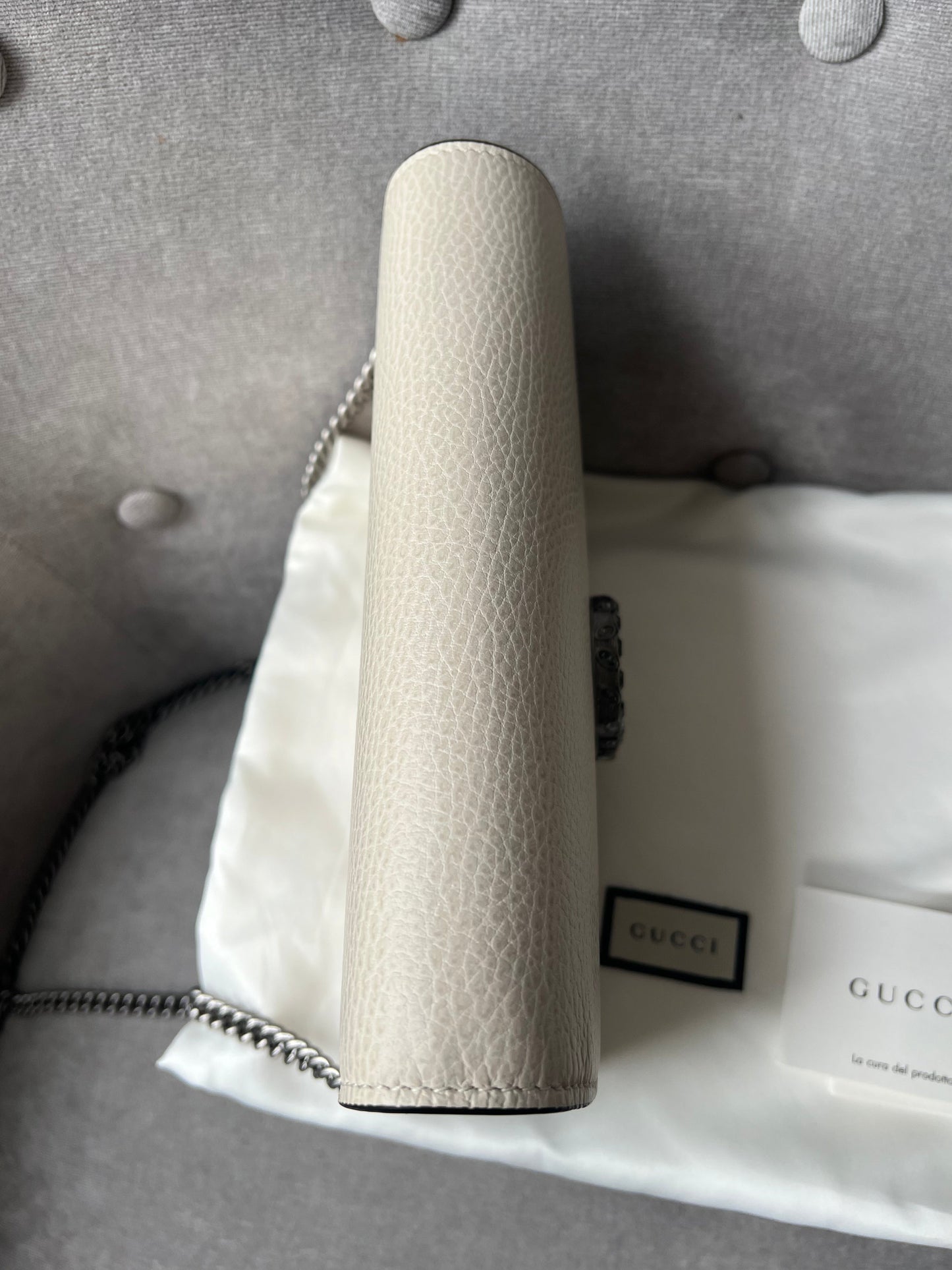 Gucci Dionysus White Mini Chain Bag (RRP £1340)