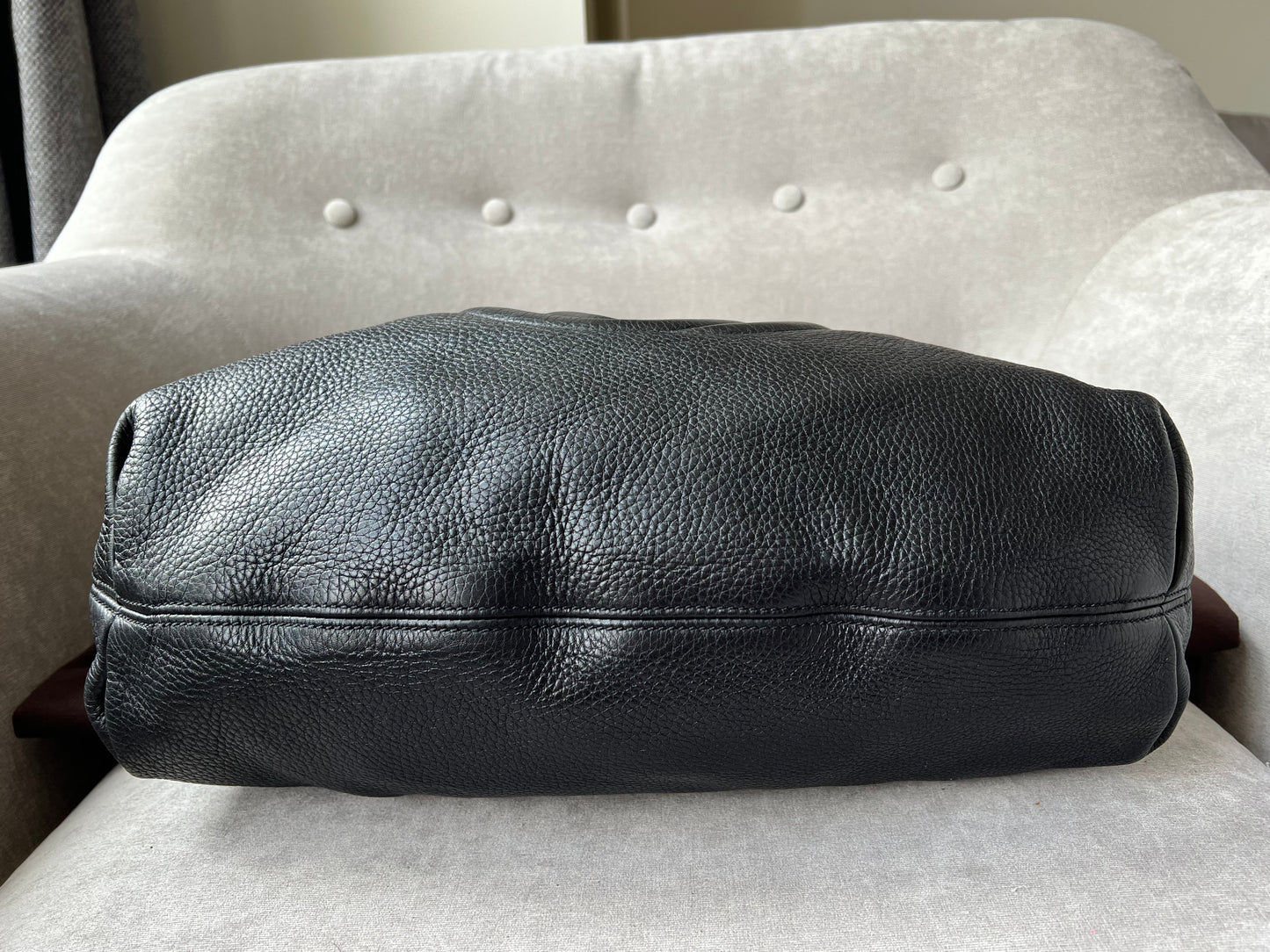Gucci Soho Large Hobo in Black Pebbled Calfskin