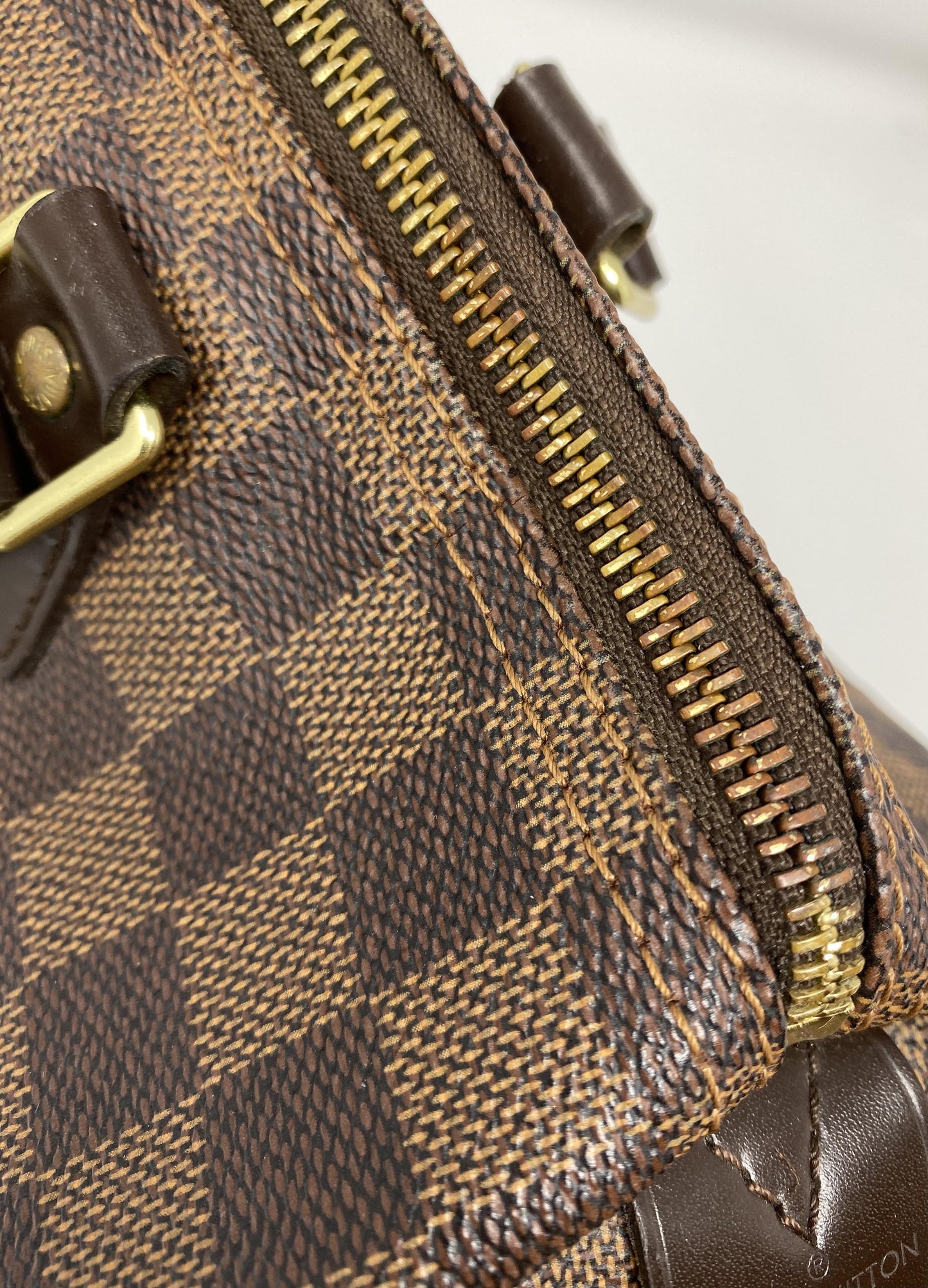 LOUIS VUITTON DAMIER EBENE CANVAS SPEEDY 30 BAG