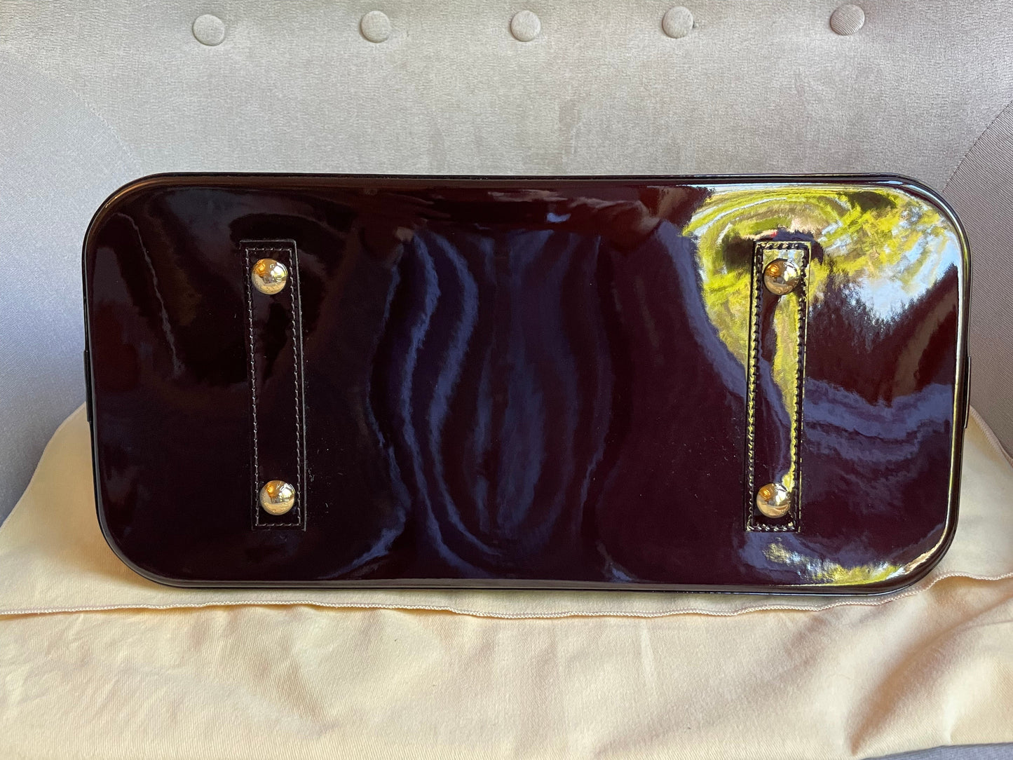 Louis Vuitton Alma Amarante Monogram Vernis