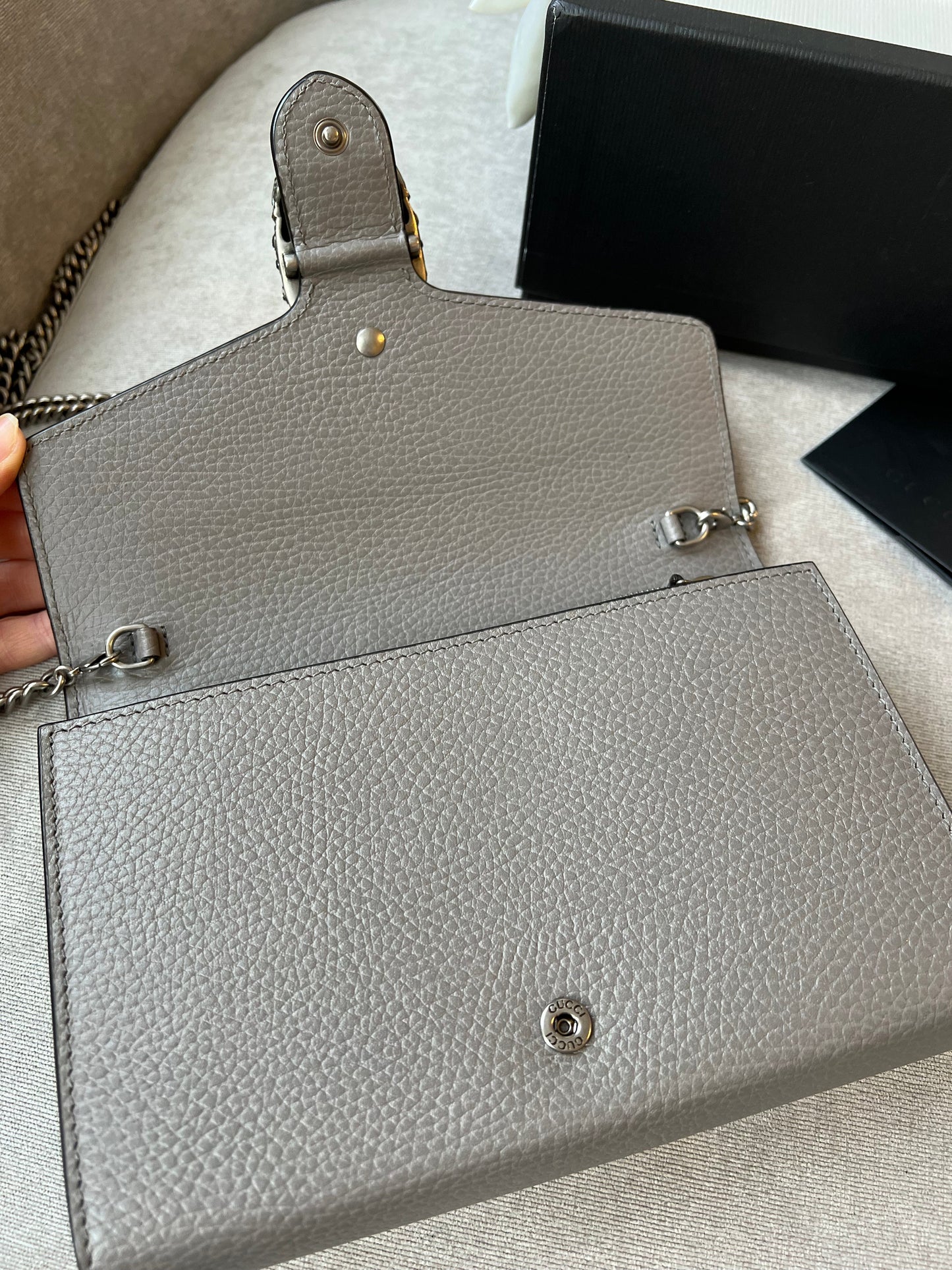 Gucci Dionysus Grey Mini Chain Bag (RRP £1340)