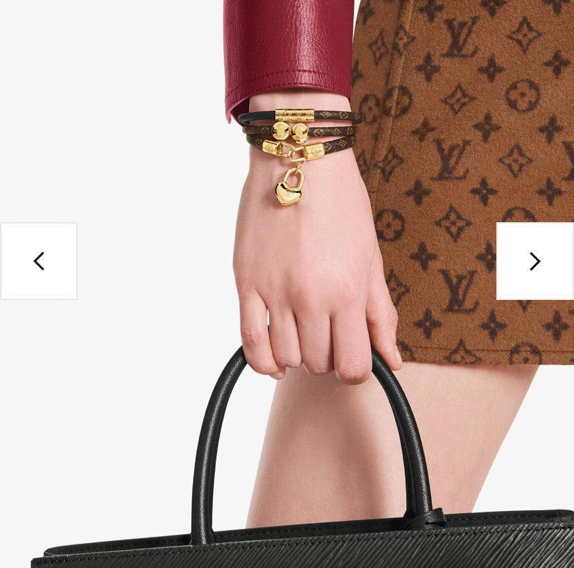 LOUIS VUITTON 2019 Monogram Daily Confidential Bracelet In Black Size 17