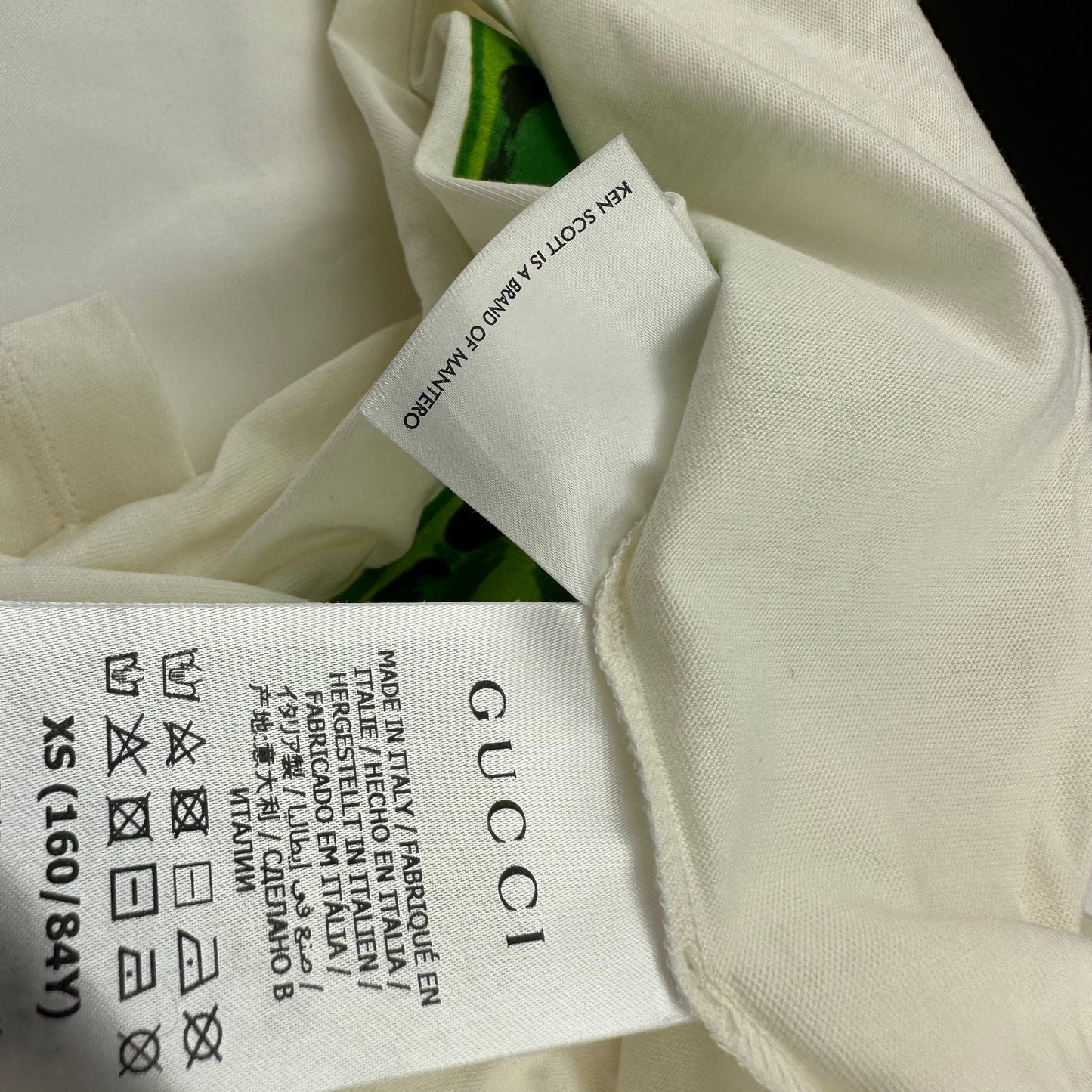 Gucci x Ken Scott Pea Print T-Shirt
