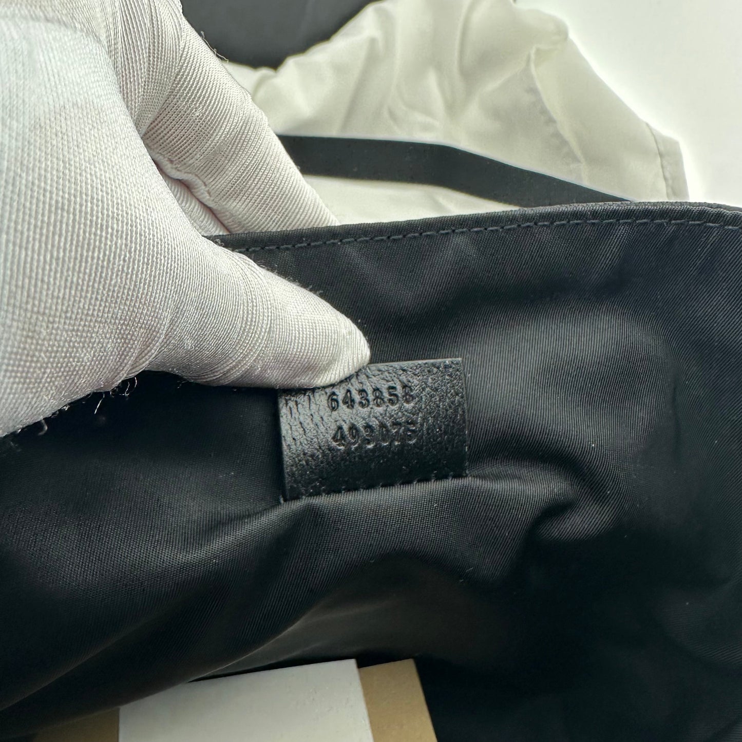 Gucci Off the Grid GG Nylon Messenger Bag in Black