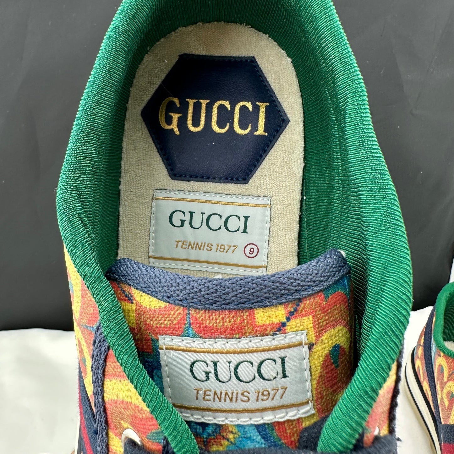 Gucci 100 Tennis 1977 Kaleidoscope Sneaker