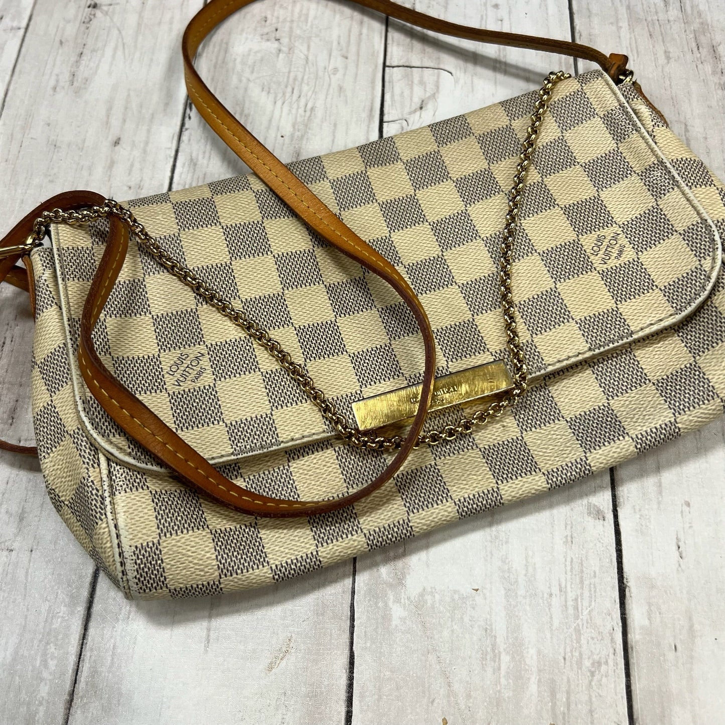 Damier Azur Favorite By Louis Vuitton  Size: Small