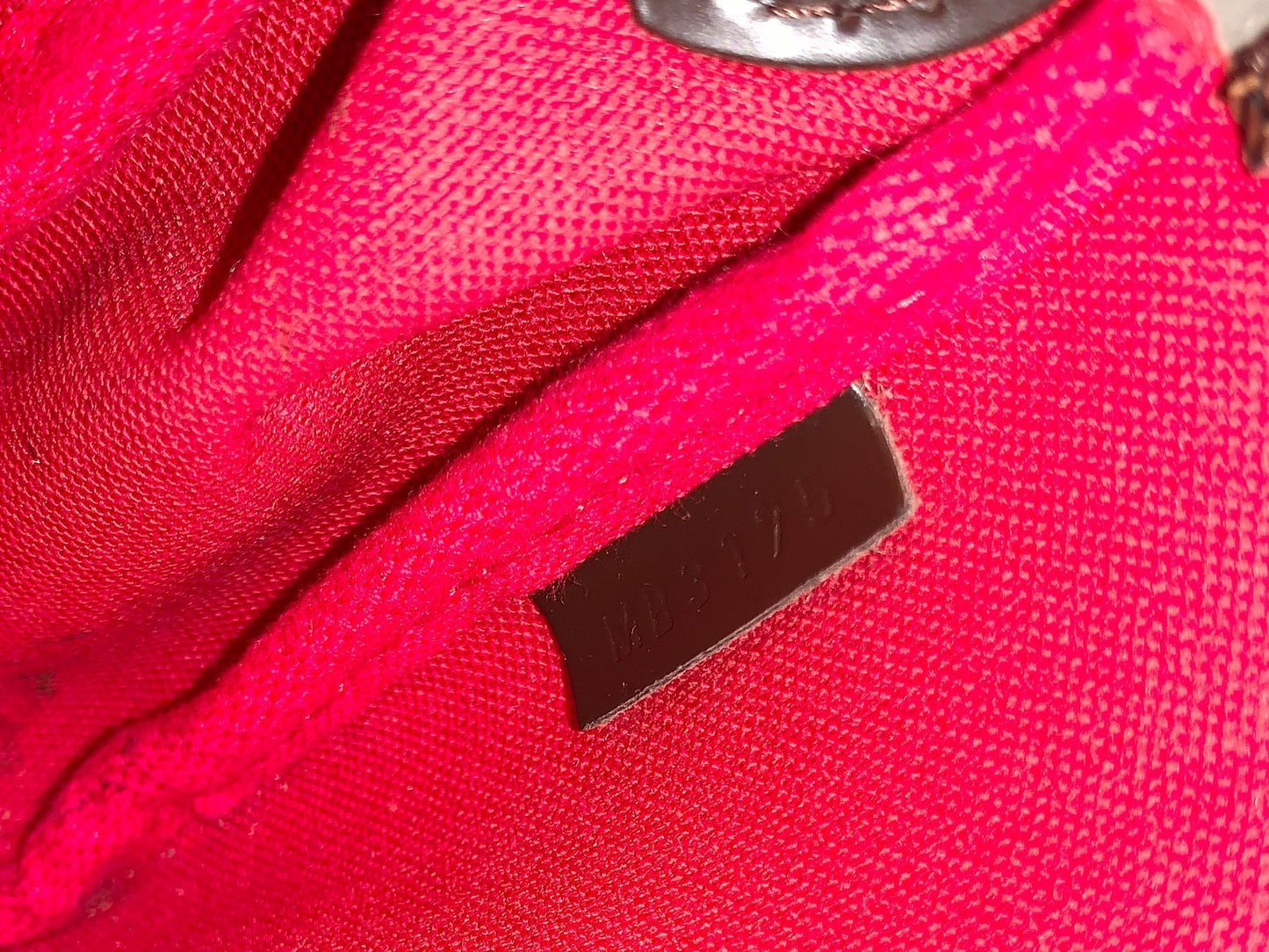 LOUIS VUITTON Damier Ebene Eva Crossbody Bag