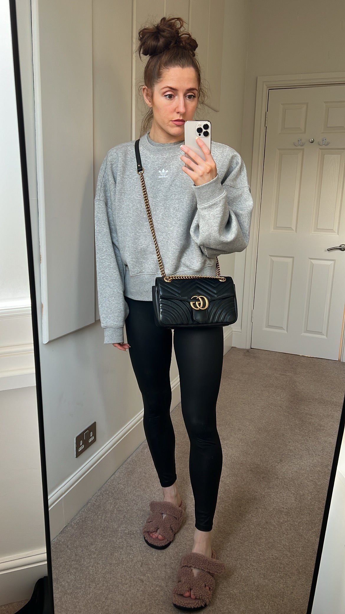 Gucci GG Green Torchon Marmont Small Shoulder Bag