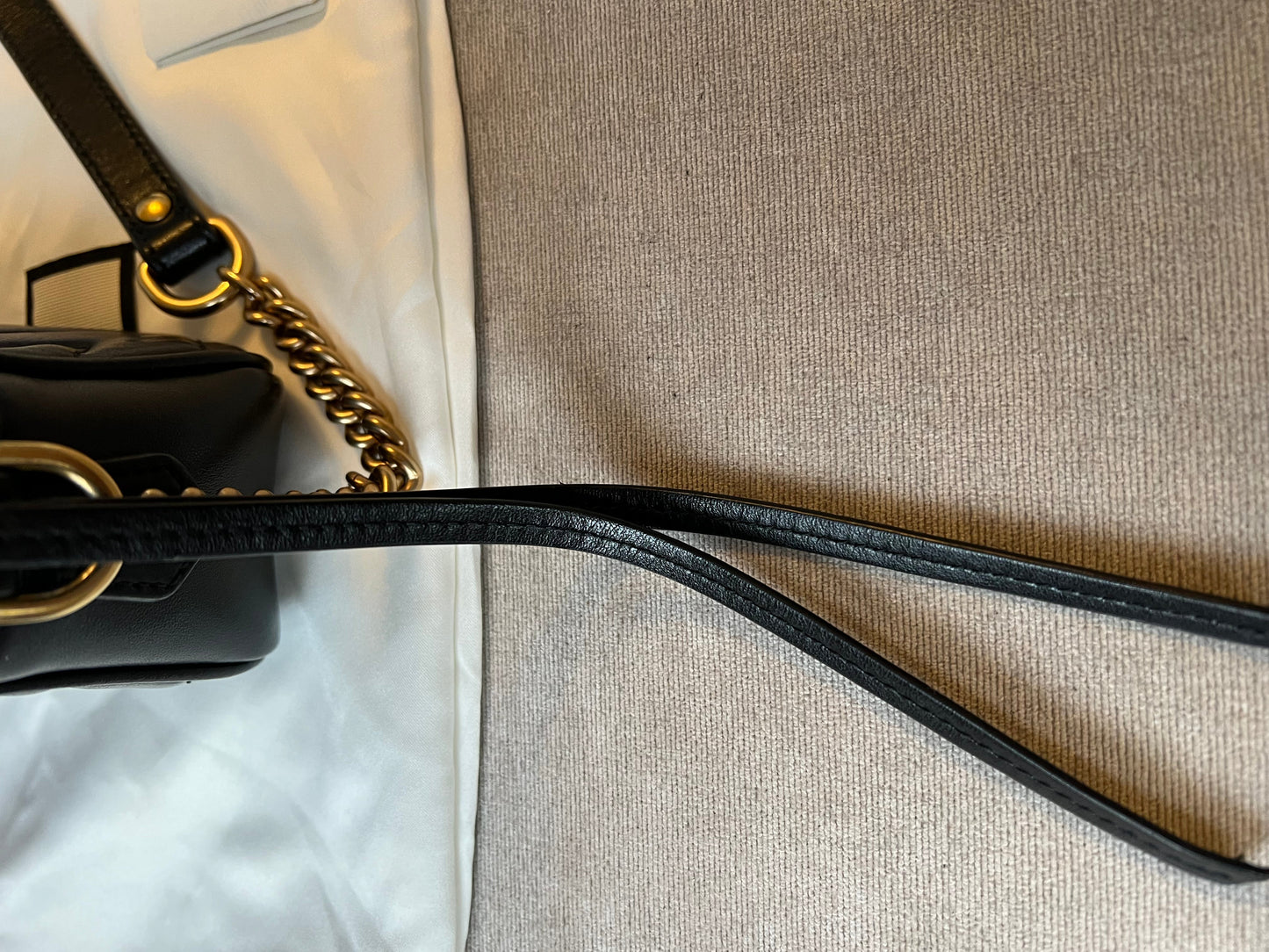 Gucci GG Black Marmont Mini Shoulder Bag (RRP £1,160)