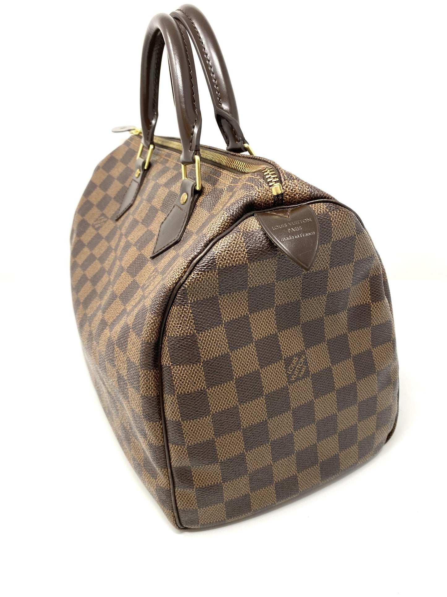 LOUIS VUITTON DAMIER EBENE CANVAS SPEEDY 30 BAG