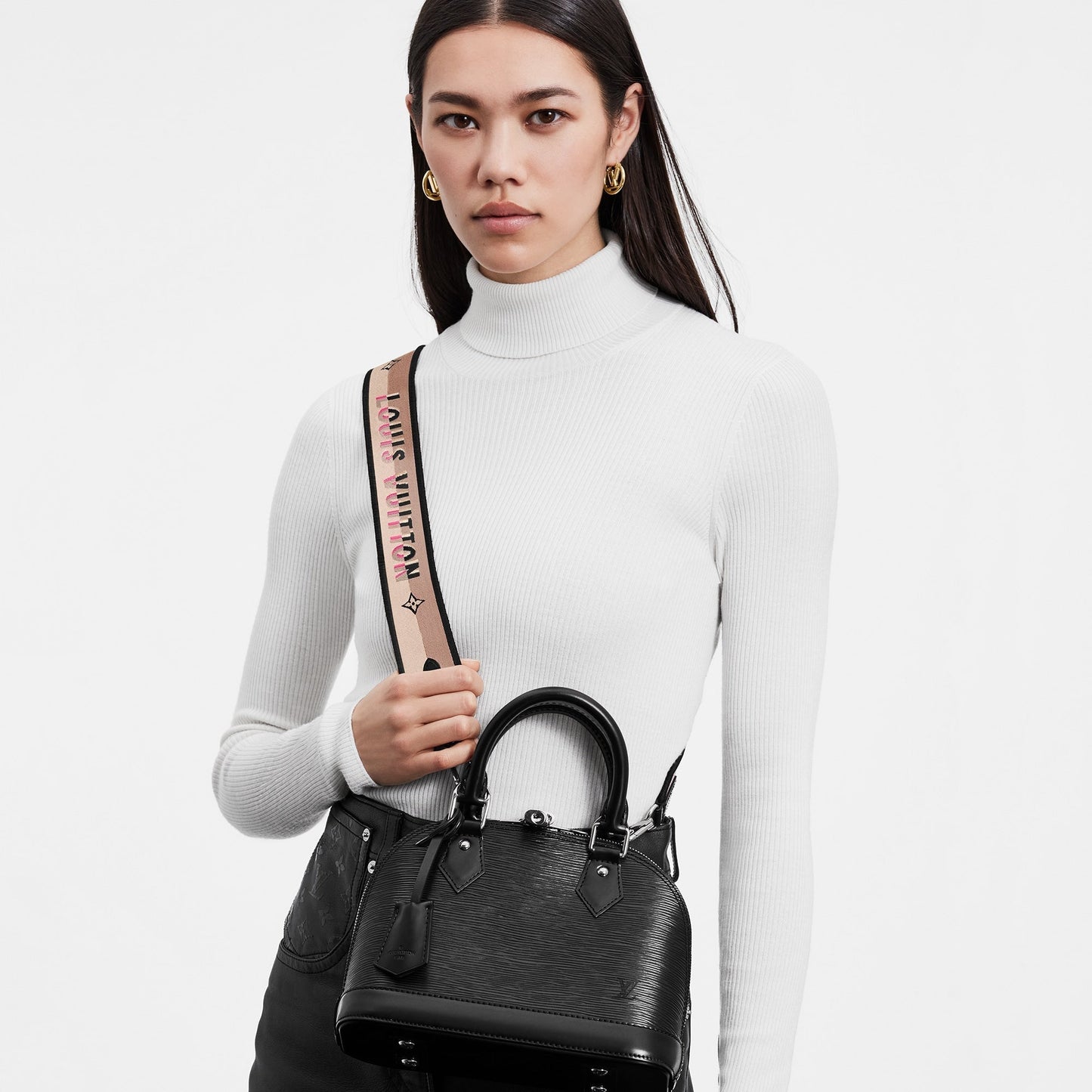 Louis Vuitton Alma BB Epi Black
