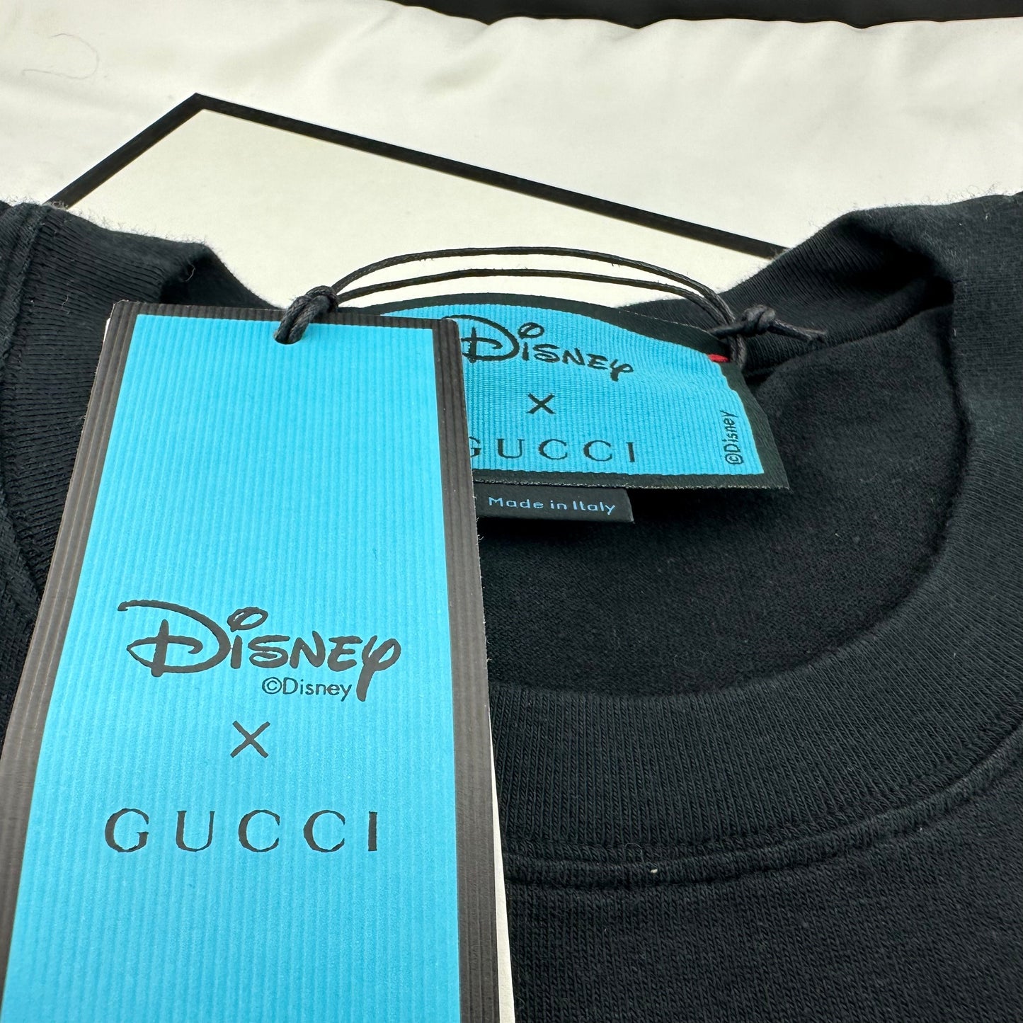 Gucci x Disney Oversized Donald Duck Cotton Black T-Shirt