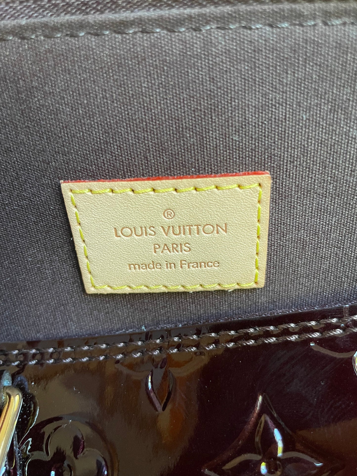 Louis Vuitton Alma Amarante Monogram Vernis