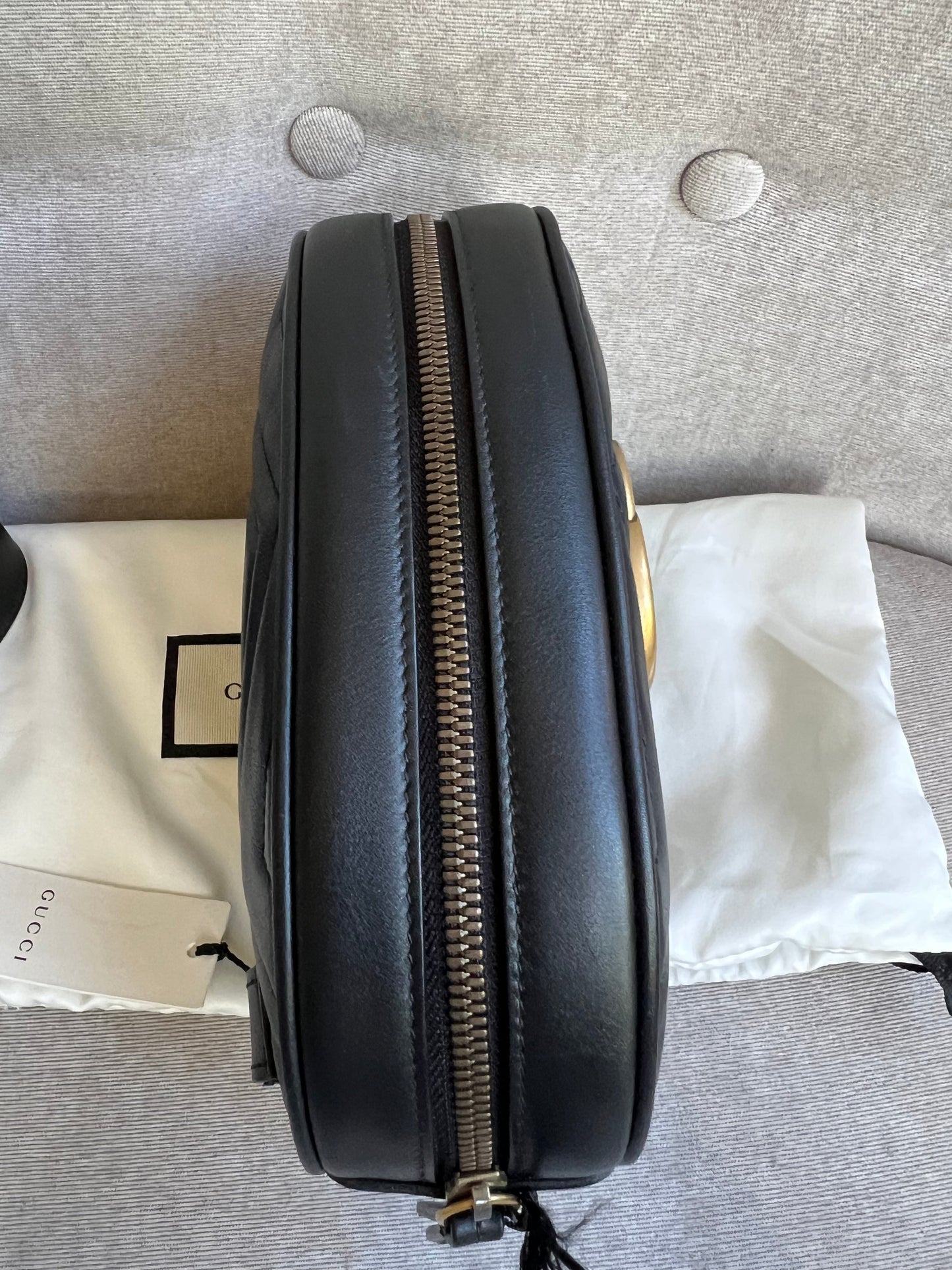 Gucci GG Black Marmont Belt Bag