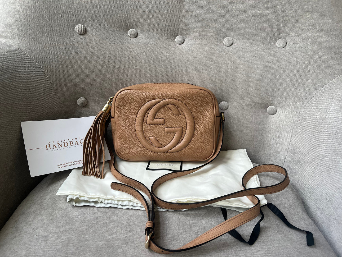 Gucci Rose Beige Soho Disco (RRP £1050)