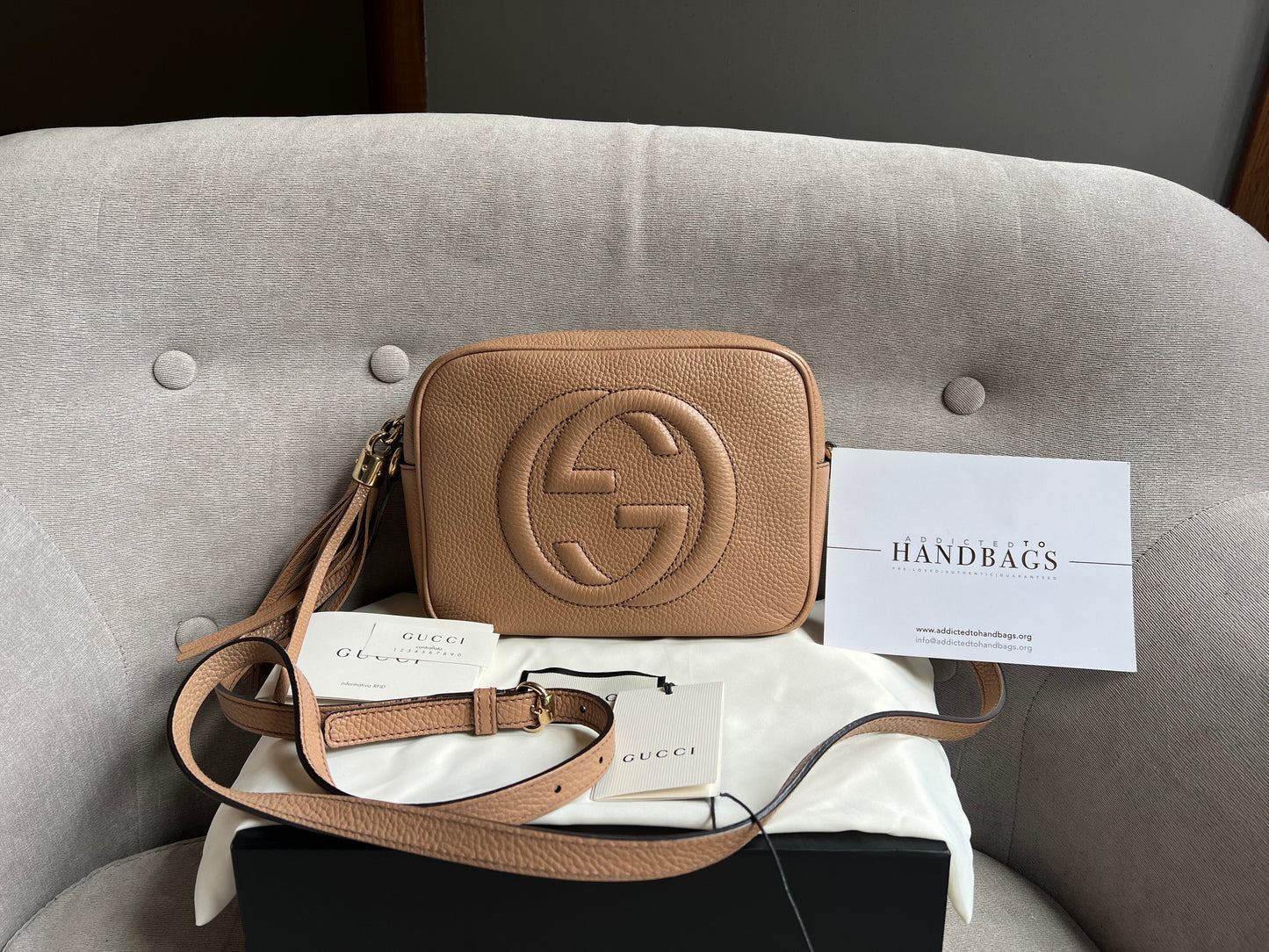 Gucci Rose Beige Soho Disco (RRP £1050)