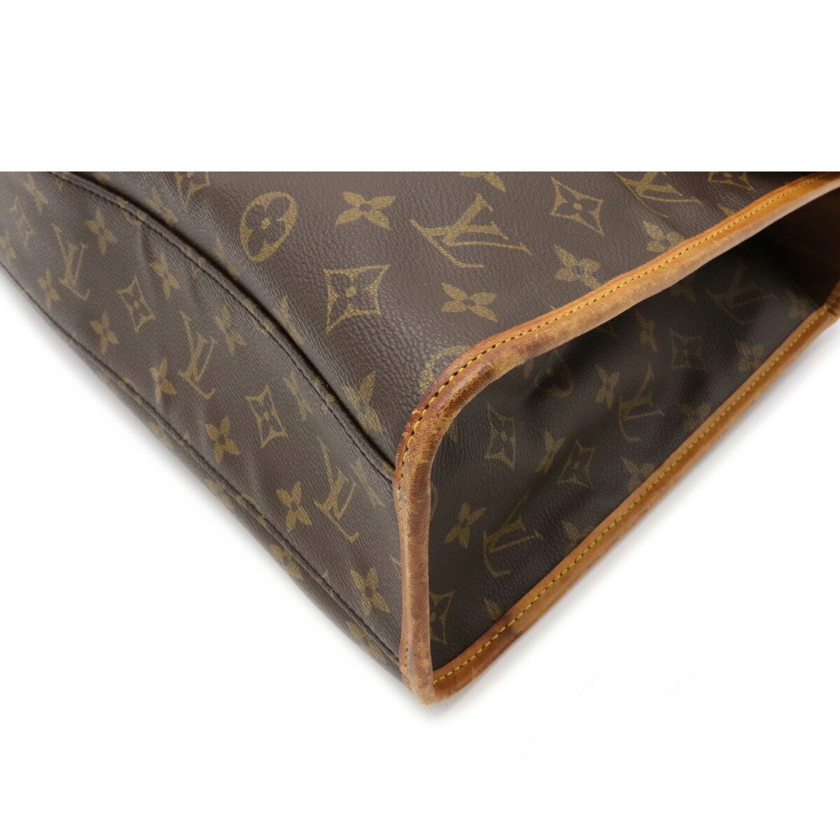 Louis Vuitton Beverley Briefcase Handbag Bag Business Bag 2 Way Vintage Brown Monogram