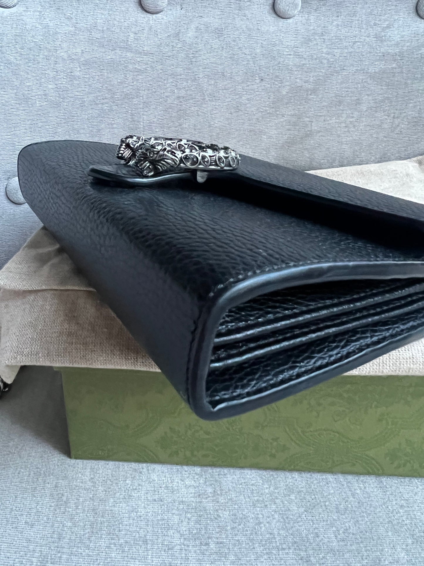 Gucci Dionysus Black Mini Chain Bag
