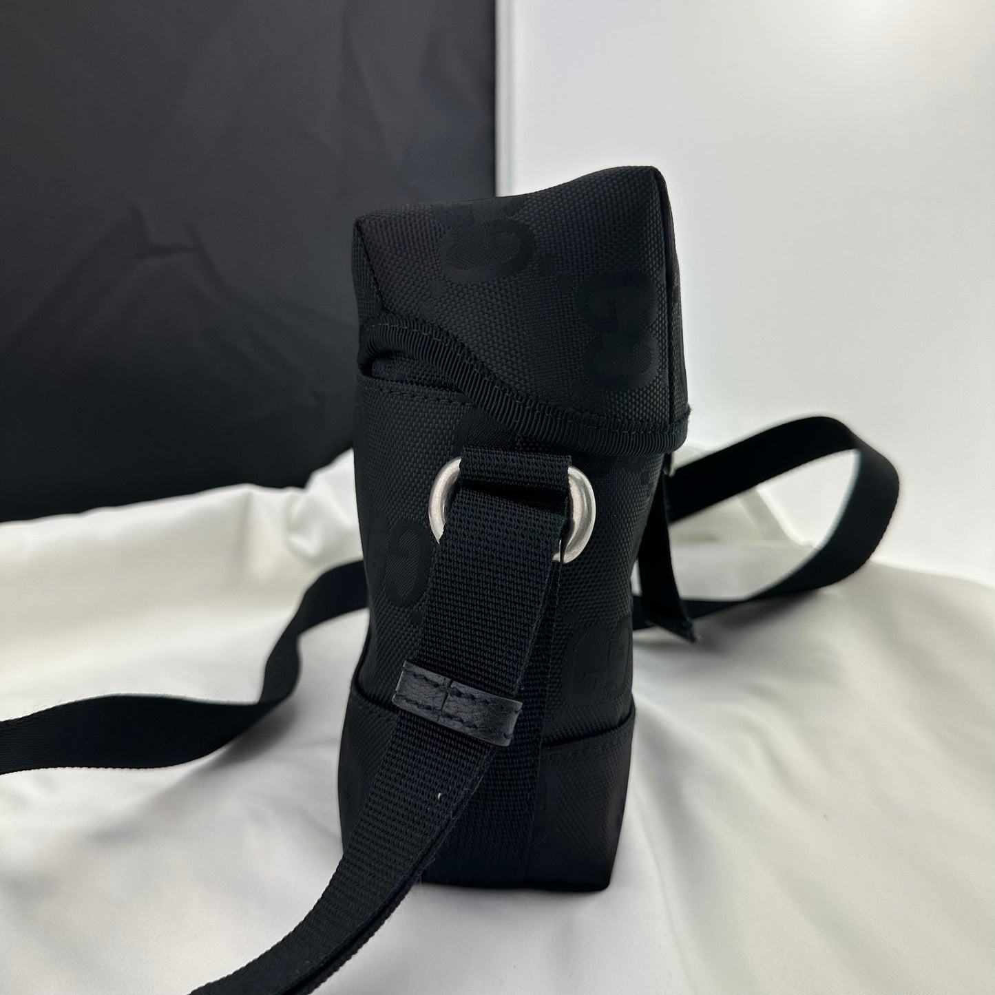 Gucci Off the Grid GG Nylon Messenger Bag in Black