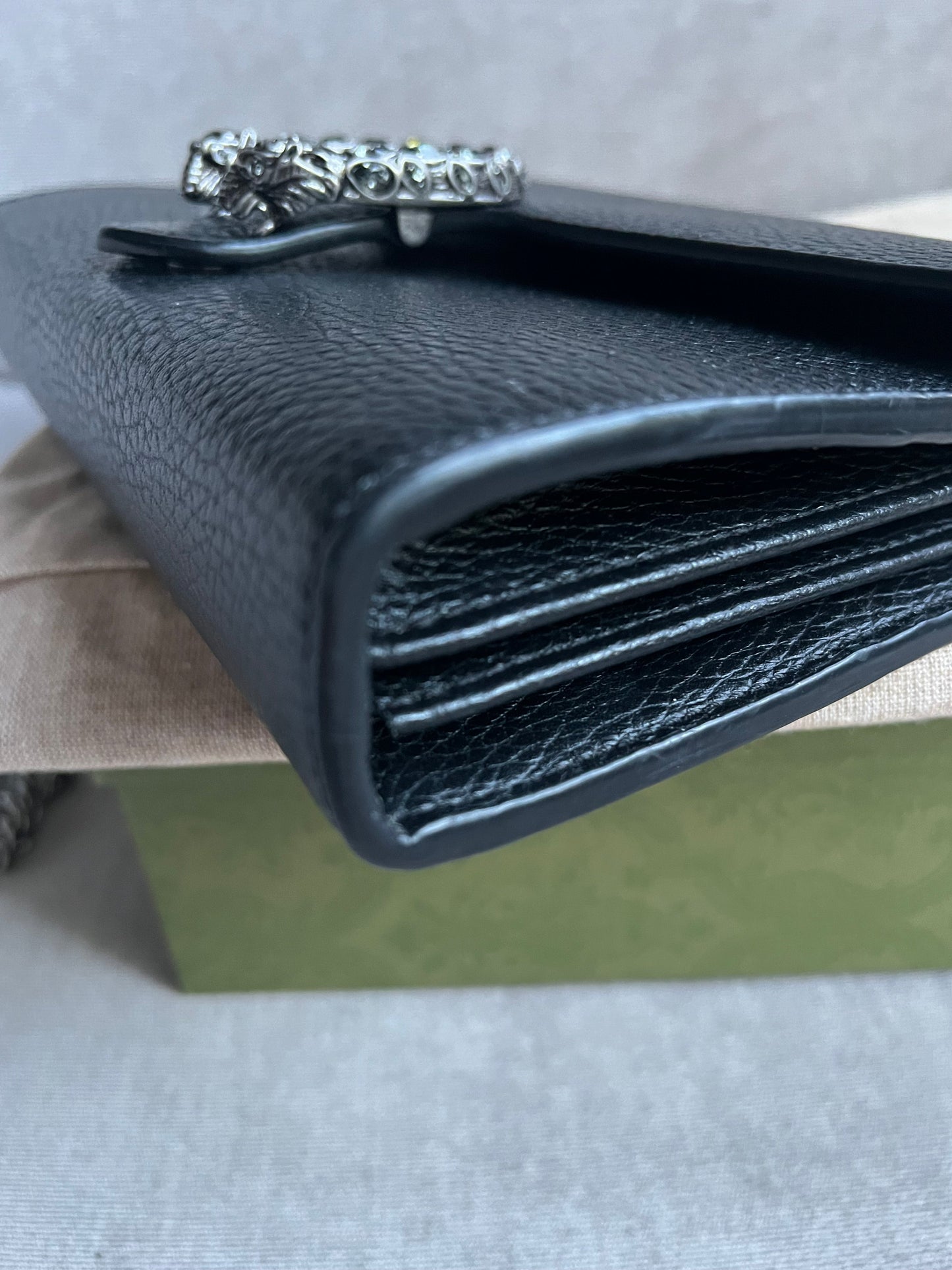 Gucci Dionysus Black Mini Chain Bag