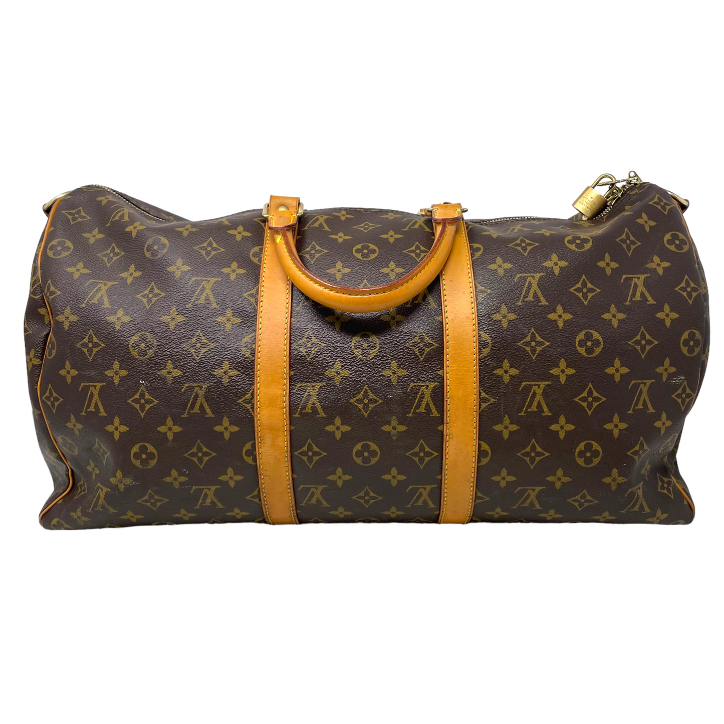 Keepall 50 Monogram Canvas Designer By Louis Vuitton  Size: Large