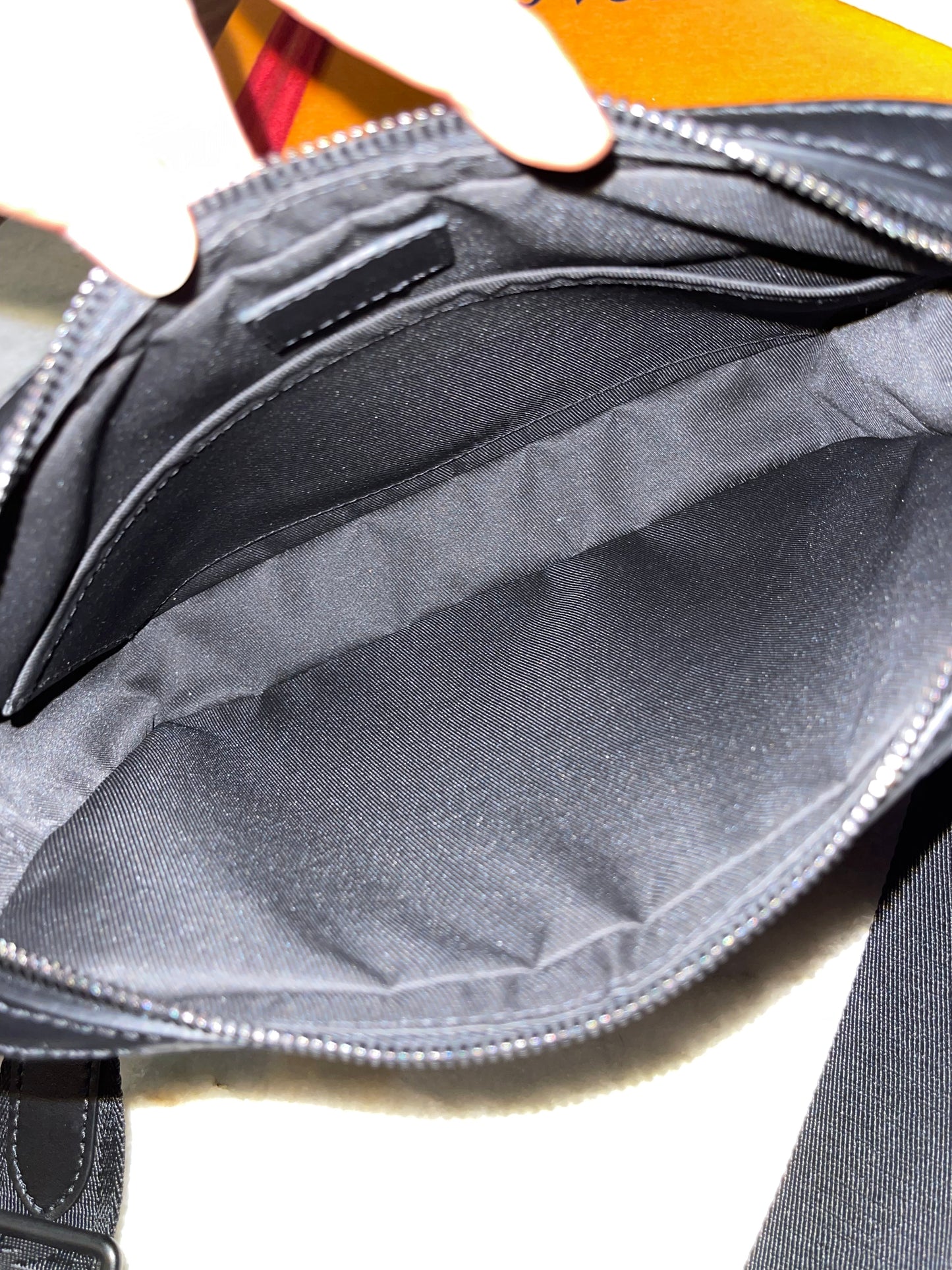 LOUIS VUITTON Calfskin Monogram Shadow Duo Messenger In Black
