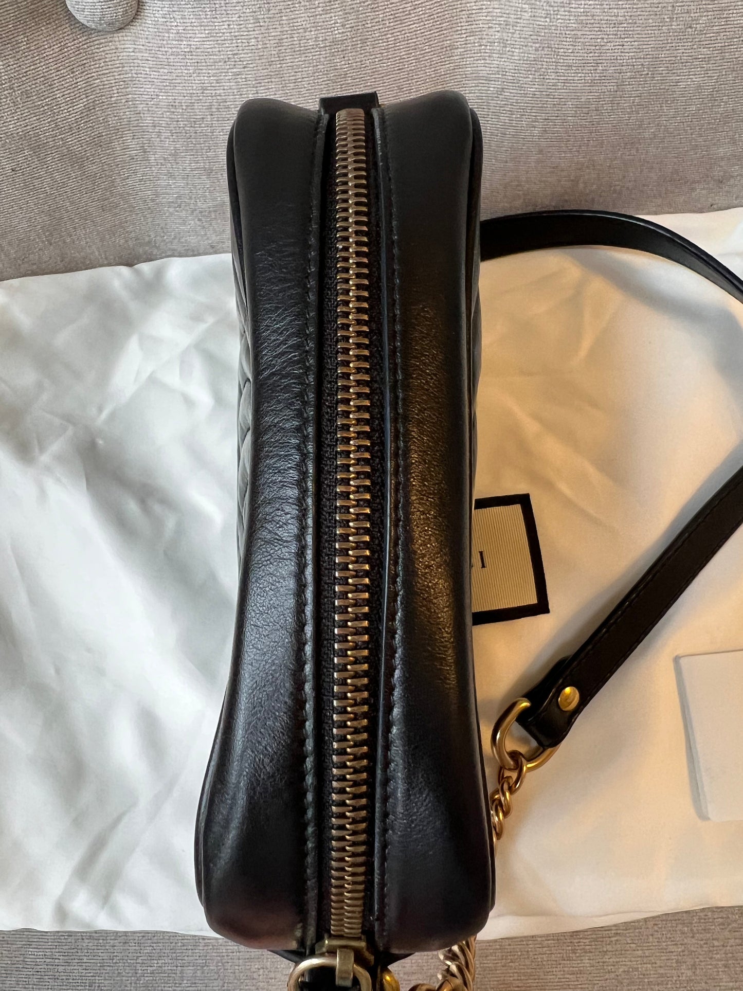 Gucci GG Black Marmont Mini Shoulder Bag (RRP £1,160)