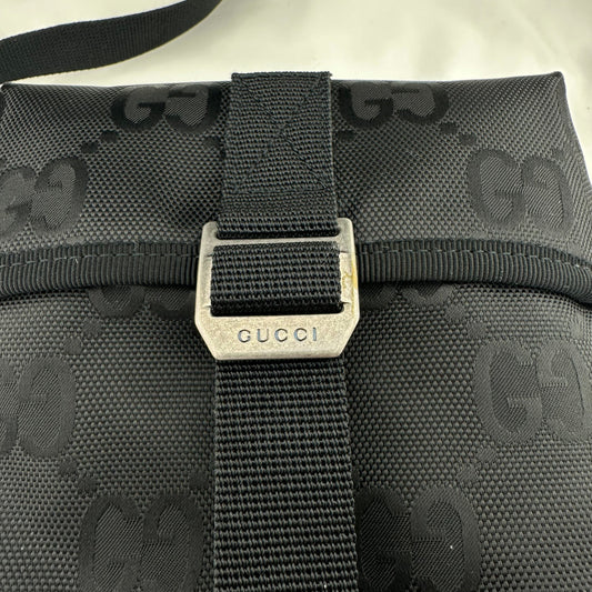 Gucci Off the Grid GG Nylon Messenger Bag in Black