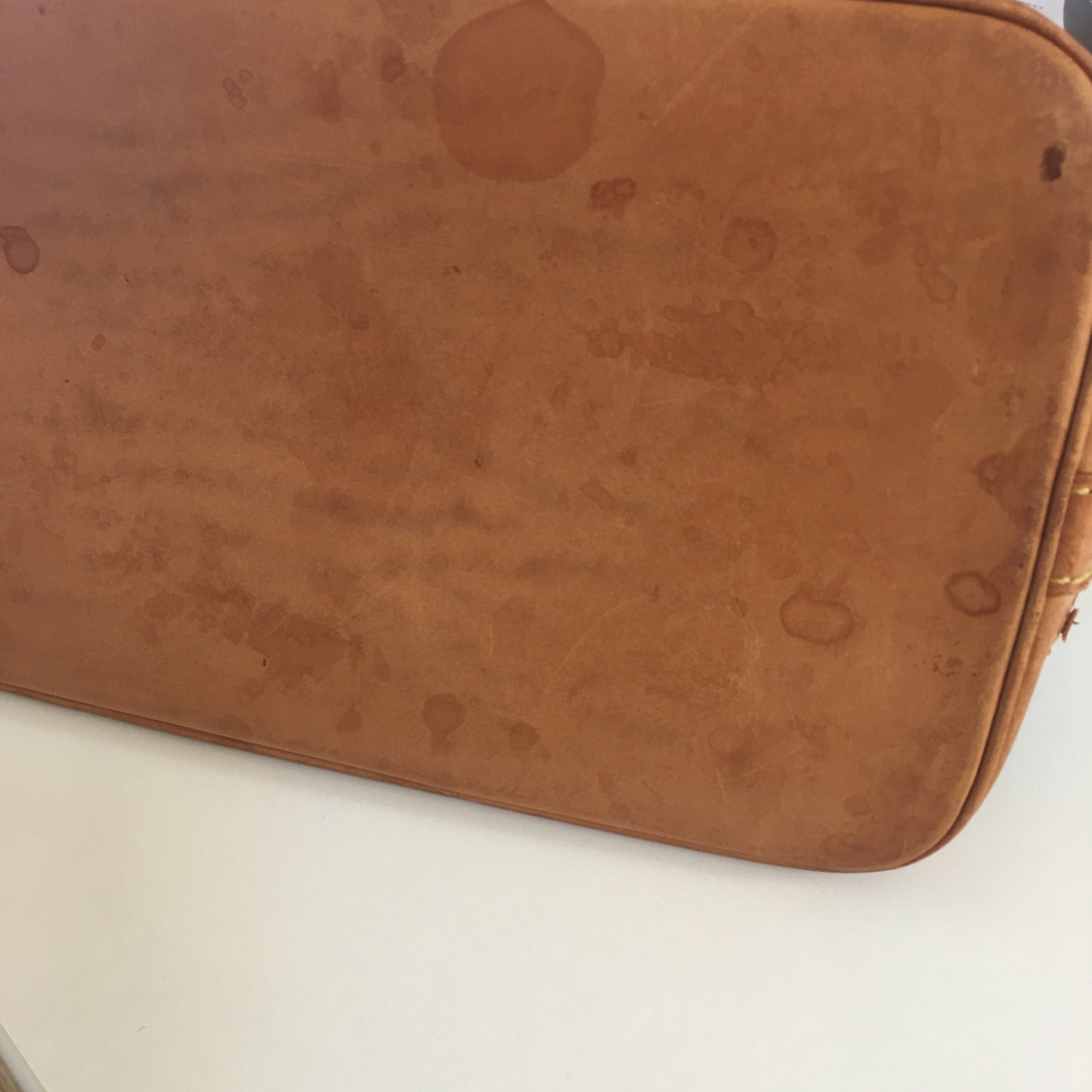 LOUIS VUITTON Alma Handbag in Brown Canvas