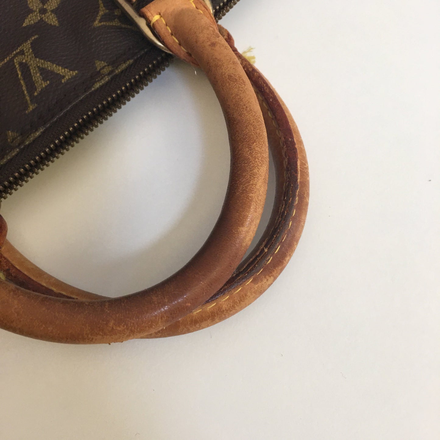 LOUIS VUITTON Alma Handbag in Brown Canvas