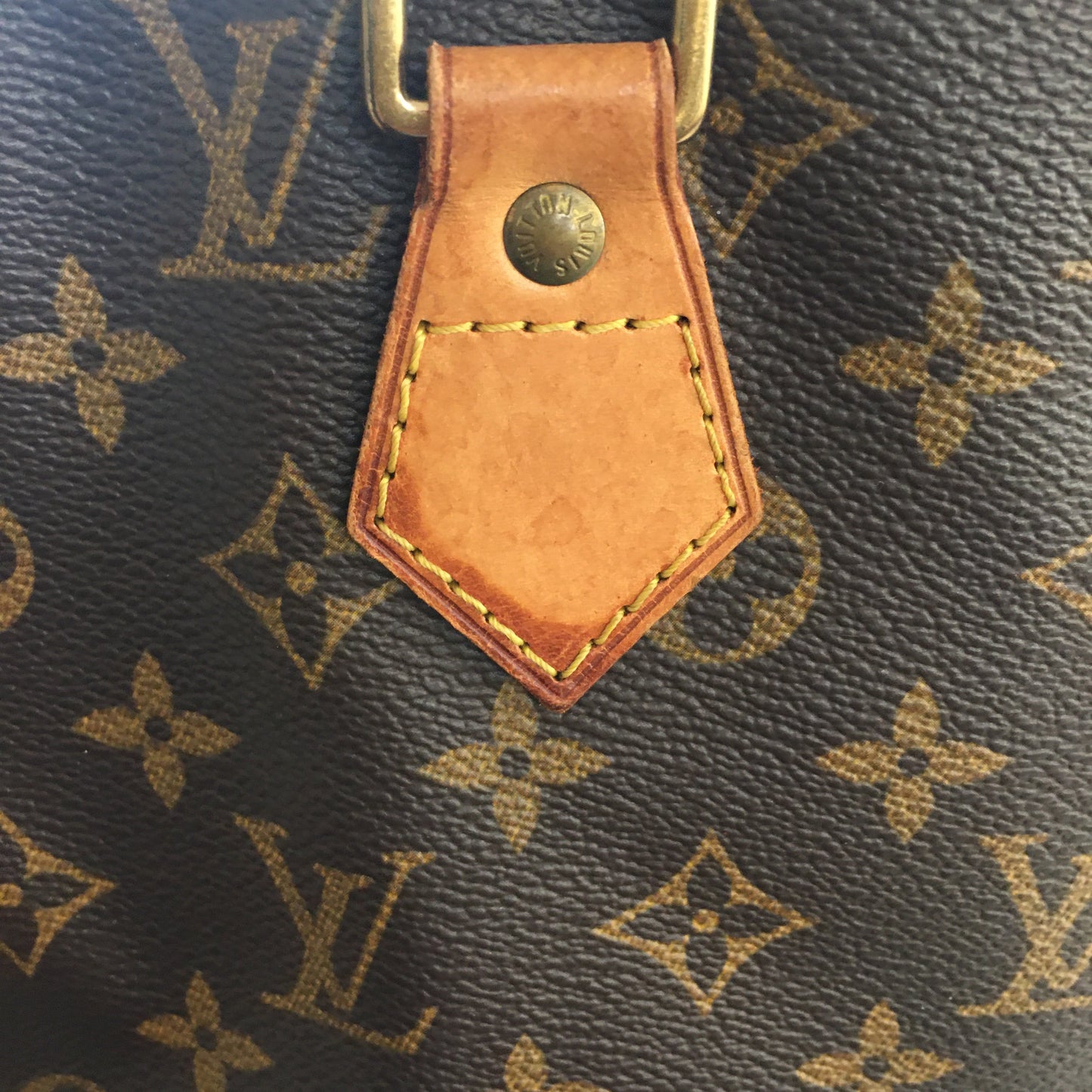 LOUIS VUITTON Alma Handbag in Brown Canvas