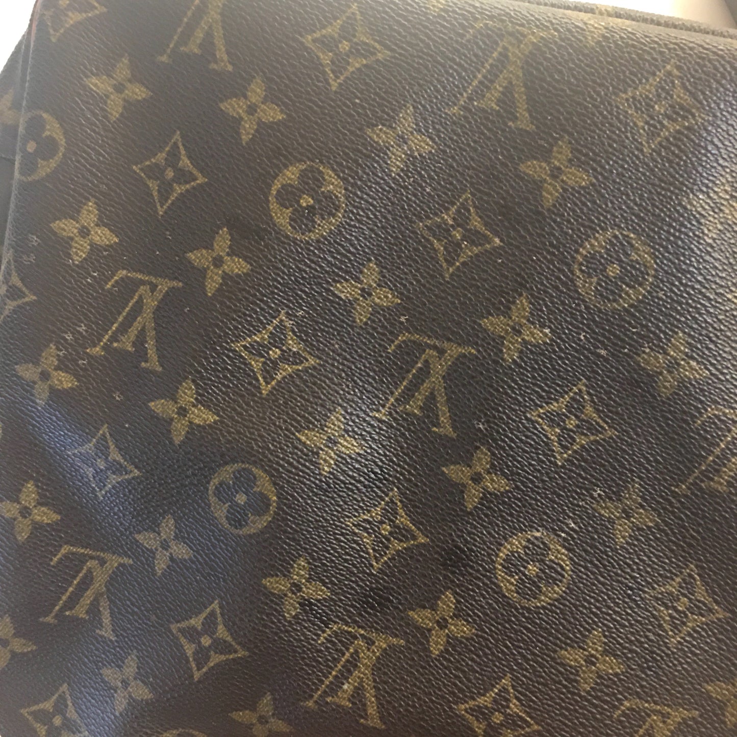 LOUIS VUITTON Deauville Handbag in Brown Canvas