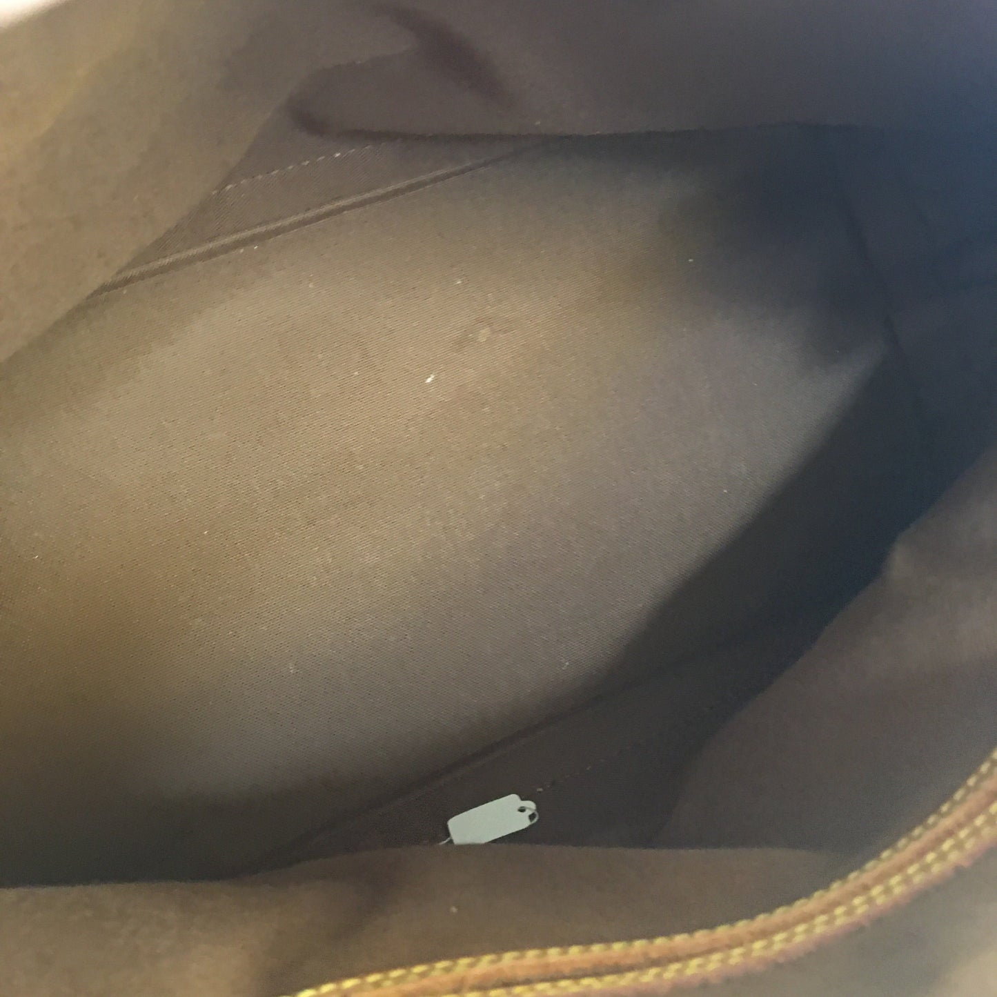 LOUIS VUITTON Alma Handbag in Brown Canvas