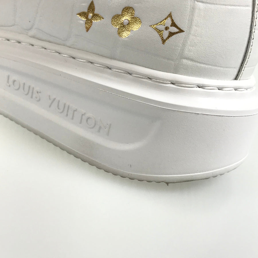 LOUIS VUITTON Beverly Hills line logo embossed Men's sneakers