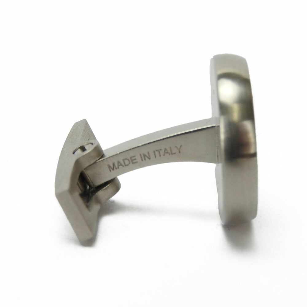 HERMES cuffs Steel, Canvas Silver