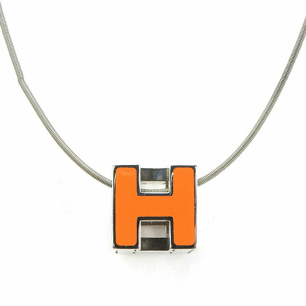 HERMES Necklace metal Silver
