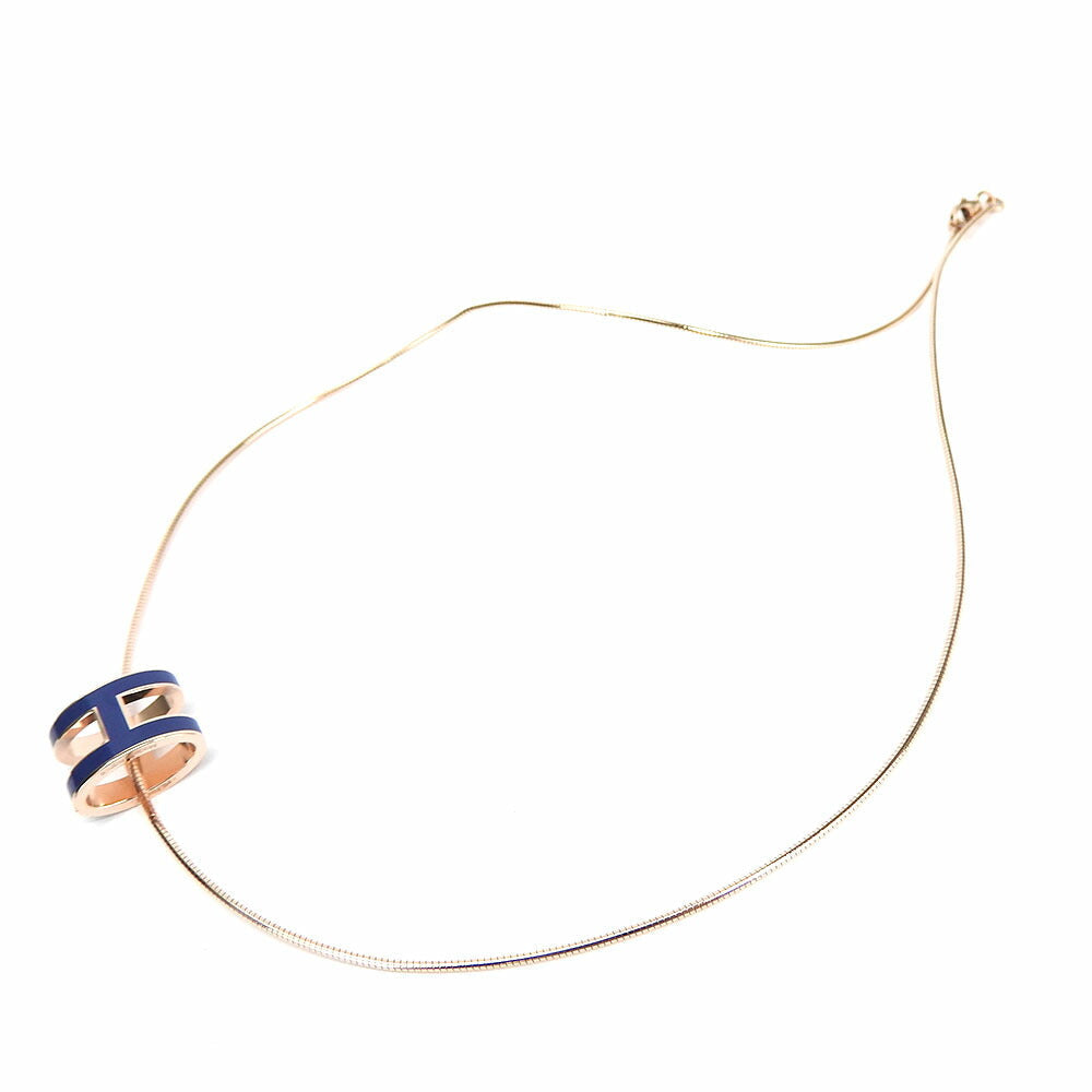 HERMES Necklace Silver925 Pink gold Pop ash