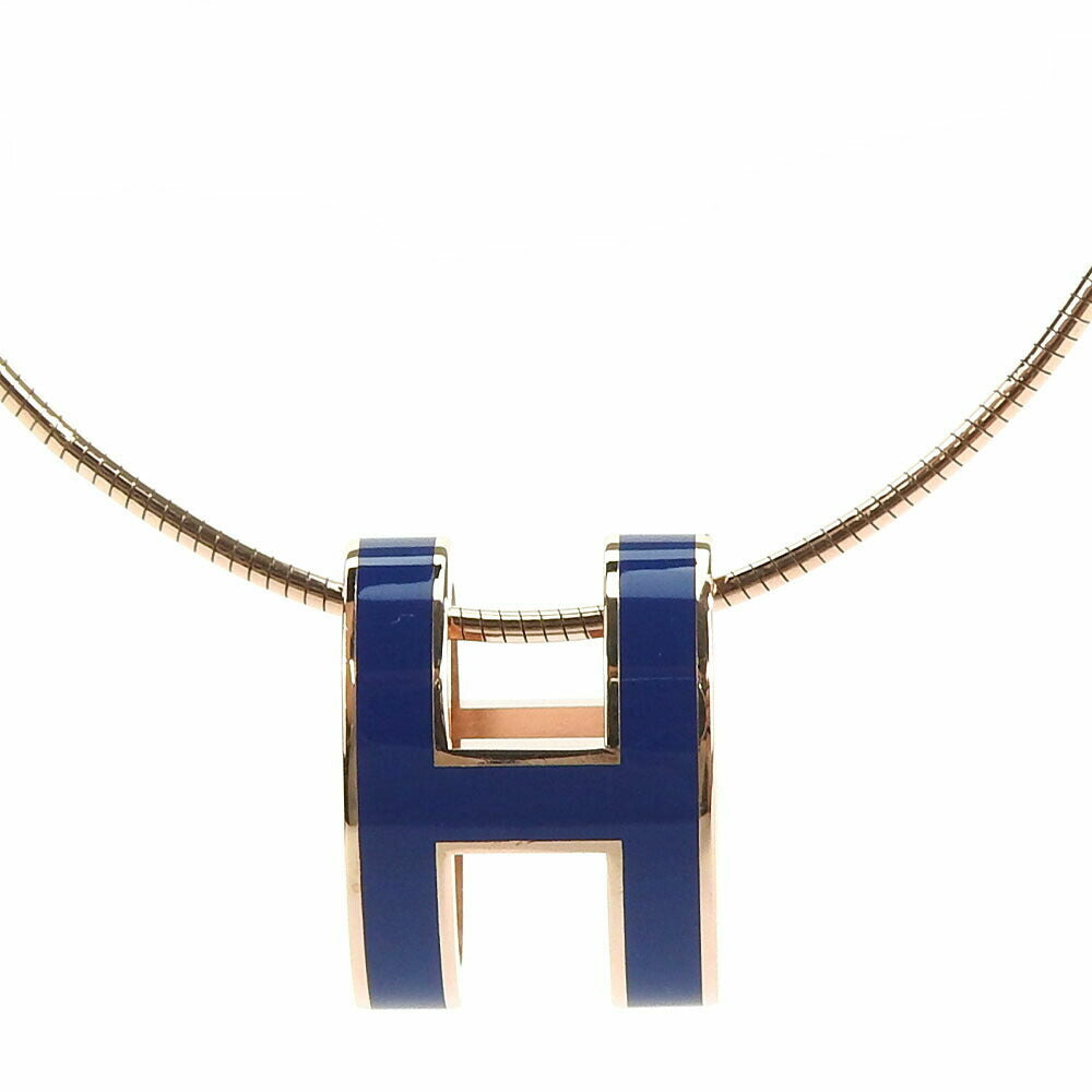 HERMES Necklace Silver925 Pink gold Pop ash