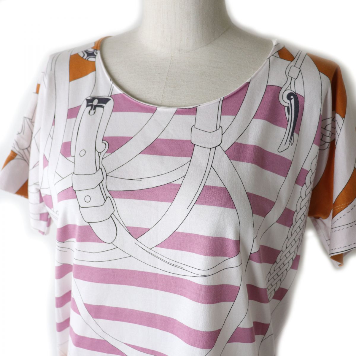 HERMES Cut cotton white 34