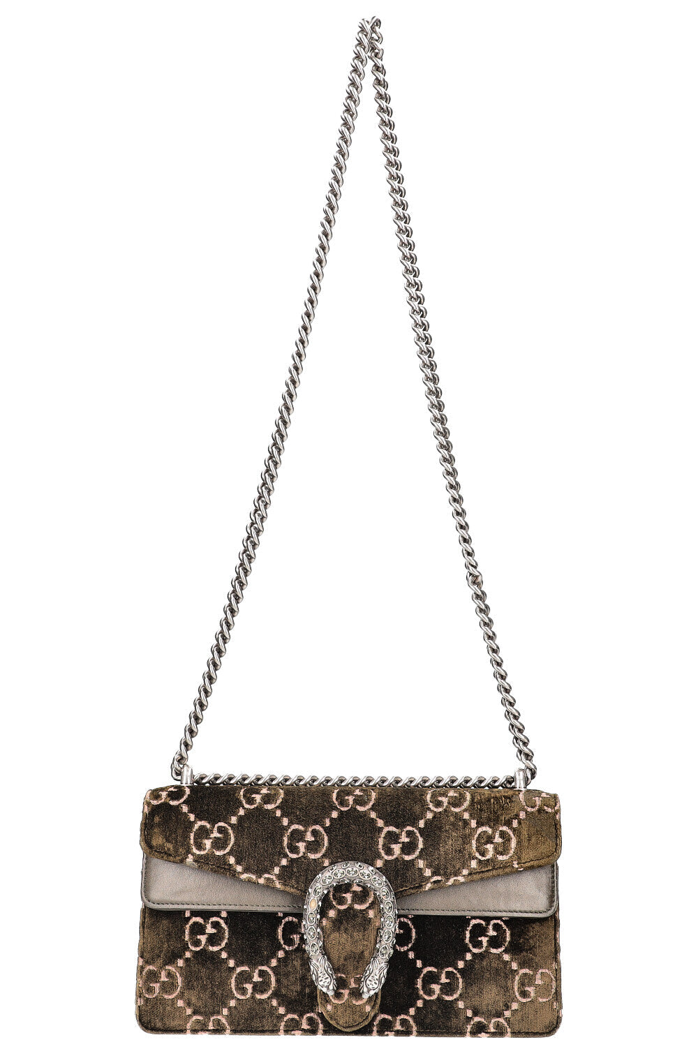 GUCCI Small Dionysus Bag Velvet Green
