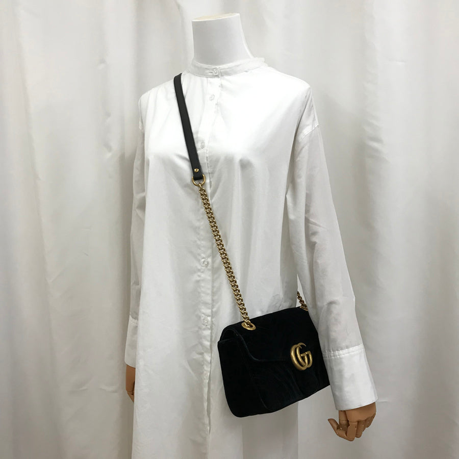 GUCCI GG Marmont Quilting small 443497 Shoulder bag